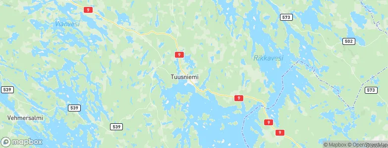 Tuusniemi, Finland Map