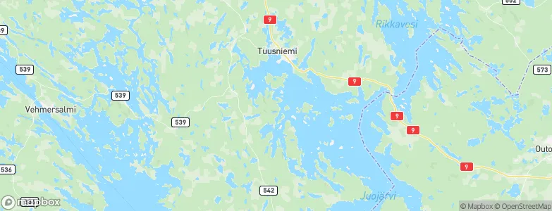 Tuusniemi, Finland Map