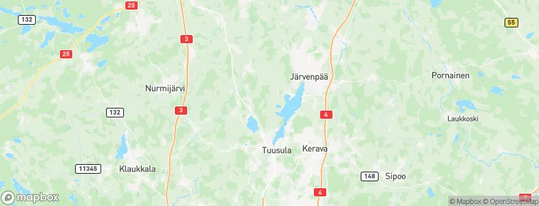 Tuusula, Finland Map