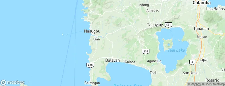 Tuy, Philippines Map