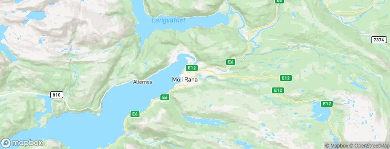 Tverrånes, Norway Map