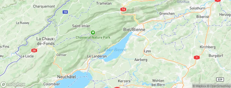 Twann, Switzerland Map