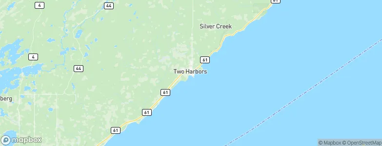 Two Harbors, United States Map
