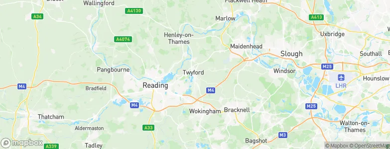 Twyford, United Kingdom Map