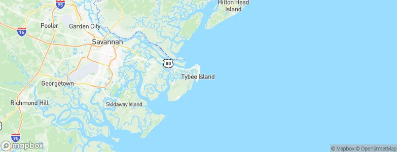 Tybee Island, United States Map