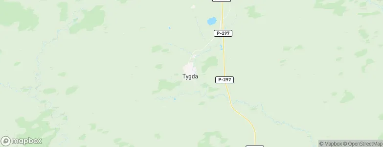 Tygda, Russia Map