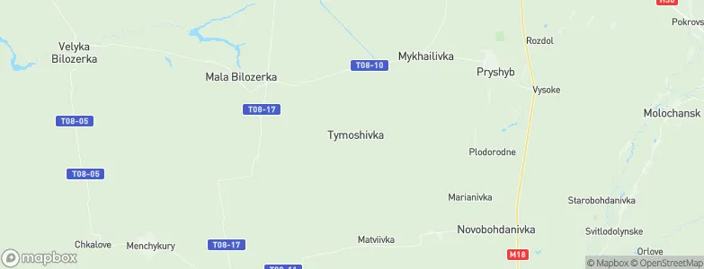 Tymoshivka, Ukraine Map