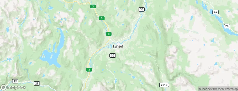 Tynset, Norway Map