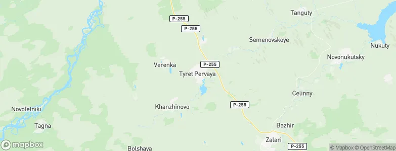 Tyret’ Pervaya, Russia Map