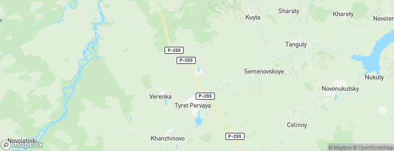 Tyret’ Vtoraya, Russia Map