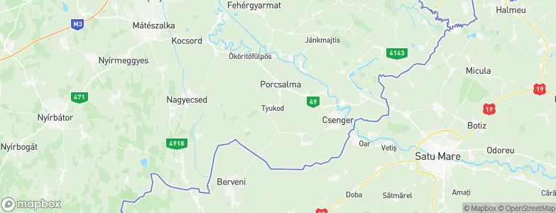Tyukod, Hungary Map