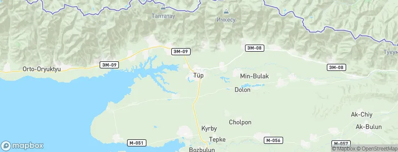 Tyup, Kyrgyzstan Map
