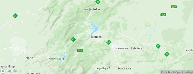 Tzaneen, South Africa Map