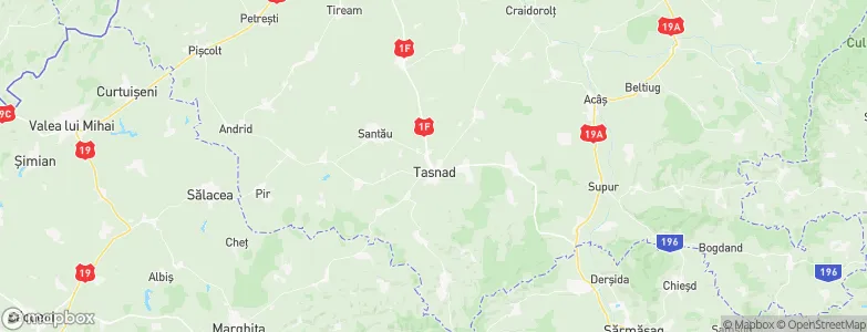 Tăşnad, Romania Map