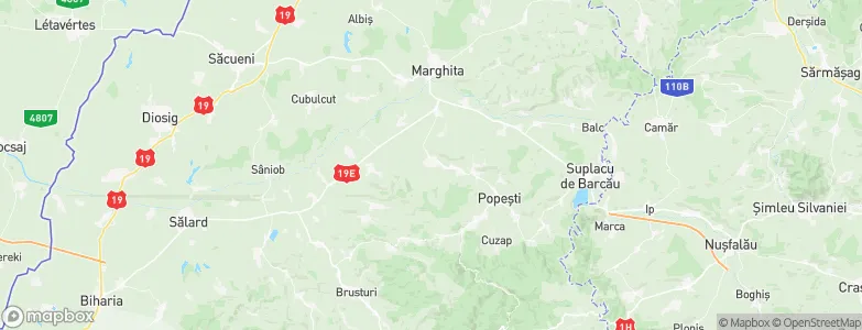 Tăuteu, Romania Map