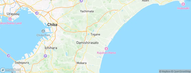 Tōgane, Japan Map