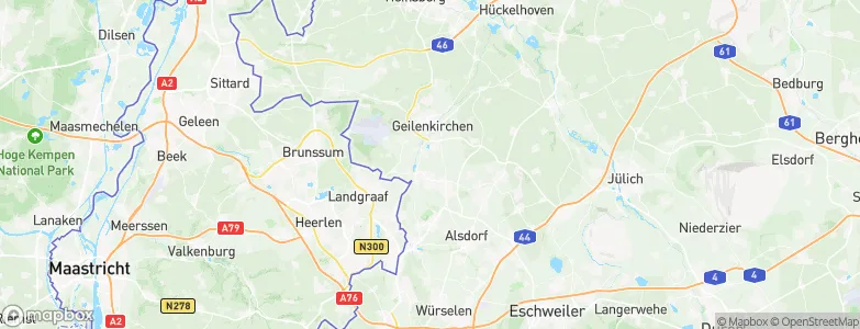 Übach-Palenberg, Germany Map