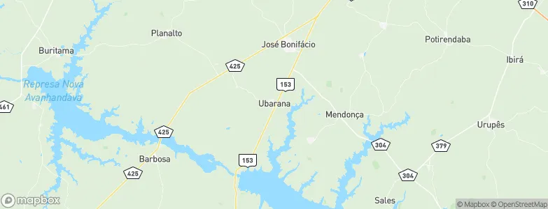 Ubarana, Brazil Map