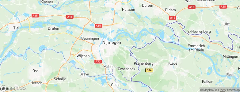 Ubbergen, Netherlands Map