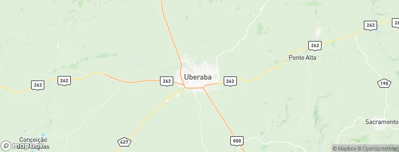 Uberaba, Brazil Map