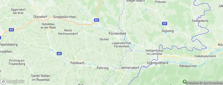 Übersbach, Austria Map