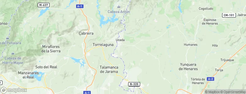 Uceda, Spain Map