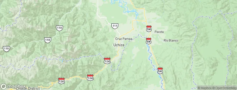 Uchiza, Peru Map