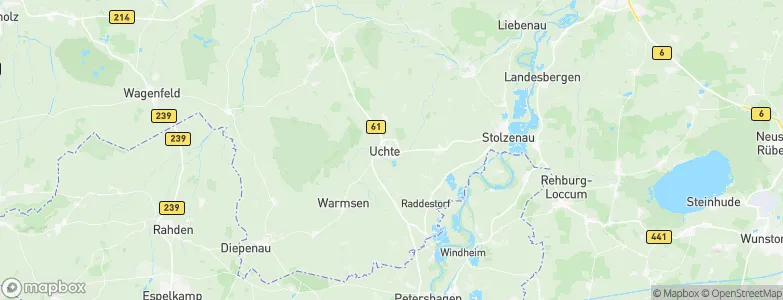 Uchte, Germany Map