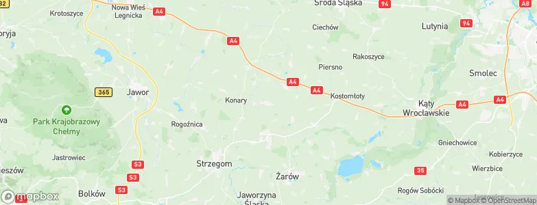 Udanin, Poland Map
