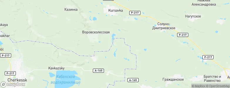 Udarnyy, Russia Map