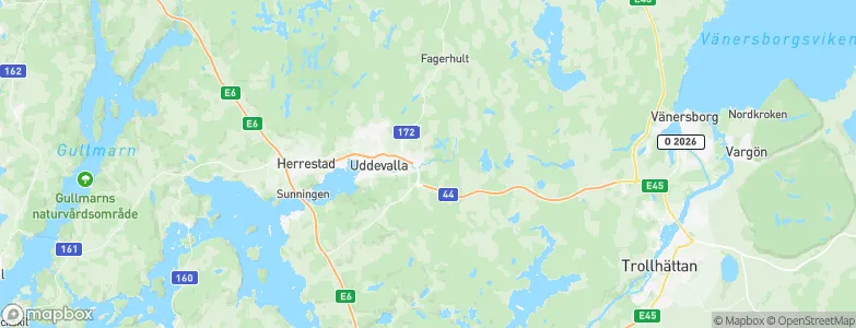 Uddevalla Municipality, Sweden Map