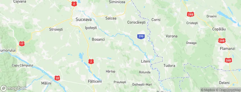 Udeşti, Romania Map
