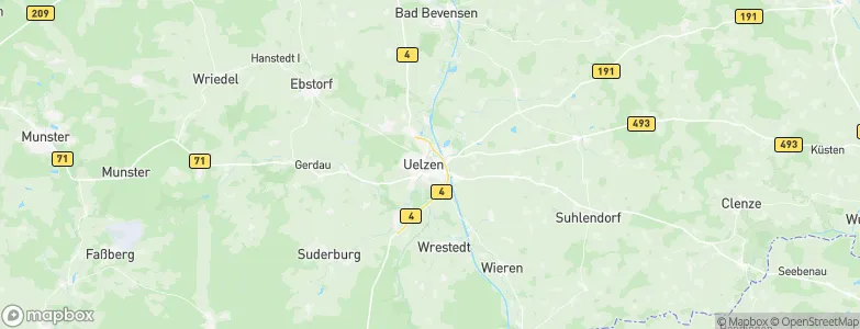Uelzen, Germany Map