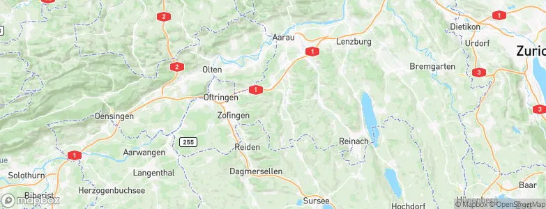 Uerkheim, Switzerland Map