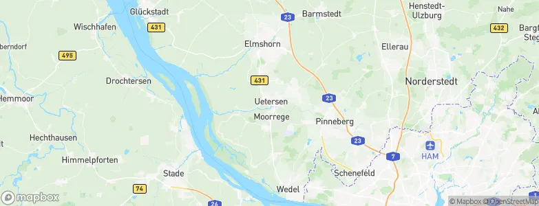 Uetersen, Germany Map