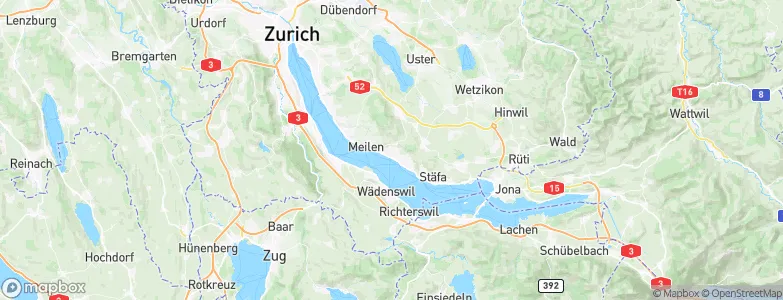 Uetikon / Grossdorf, Switzerland Map