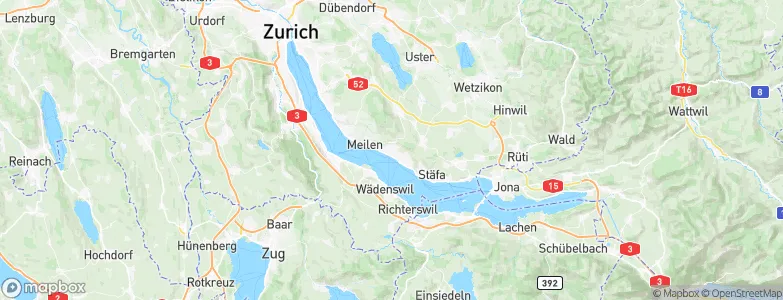 Uetikon, Switzerland Map
