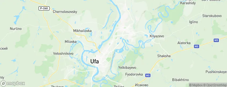Ufa, Russia Map