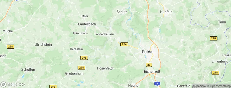 Uffhausen, Germany Map