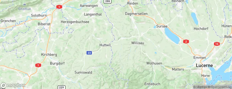 Ufhusen, Switzerland Map