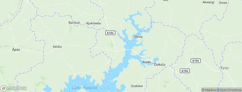 Uganda, Uganda Map
