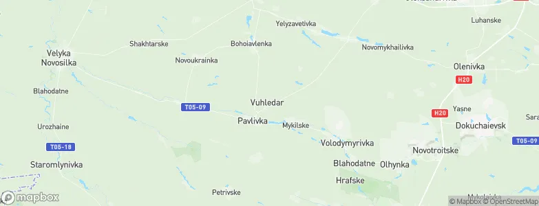 Ugledar, Ukraine Map