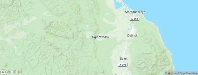 Uglezavodsk, Russia Map