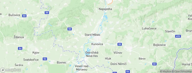 Uherské Hradiště, Czechia Map