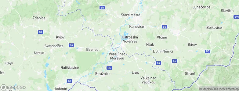 Uherský Ostroh, Czechia Map
