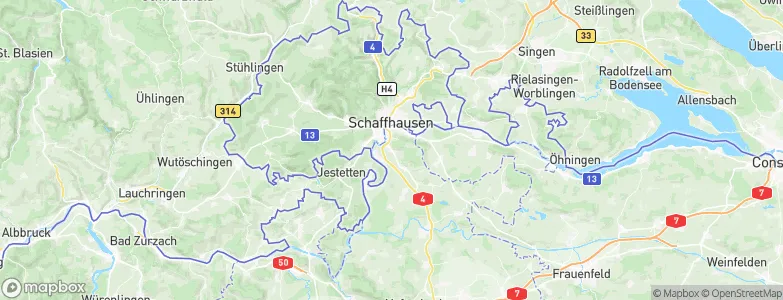 Uhwiesen, Switzerland Map