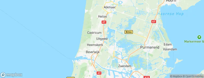 Uitgeest, Netherlands Map