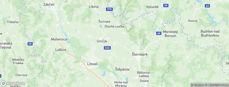 Újezd, Czechia Map