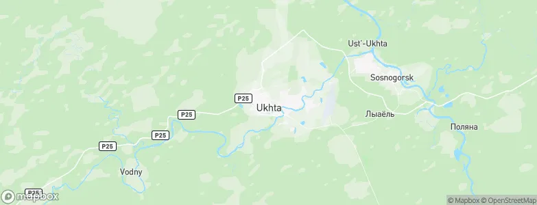 Ukhta, Russia Map