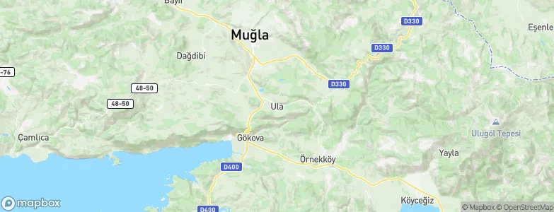 Ula, Turkey Map